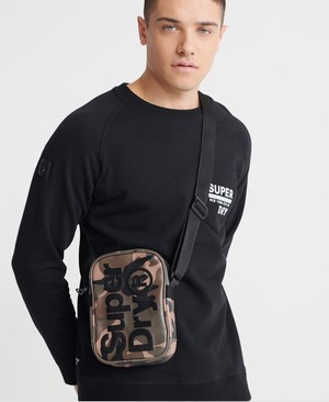 Superdry Side Férfi Táska Zöld/Camo | NBSGU6570